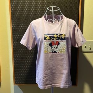Minnie mouse trendy pink graphic tee!
